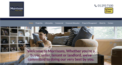 Desktop Screenshot of morrisonestates.ie